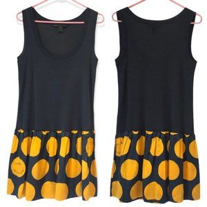 Marc by Marc Jacobs Sleeveless Mini Dress Polka dot Crewneck Blue Orange S